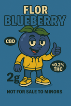 Cargar imagen en el visor de la galería, Flor Blueberry CBD Premium
