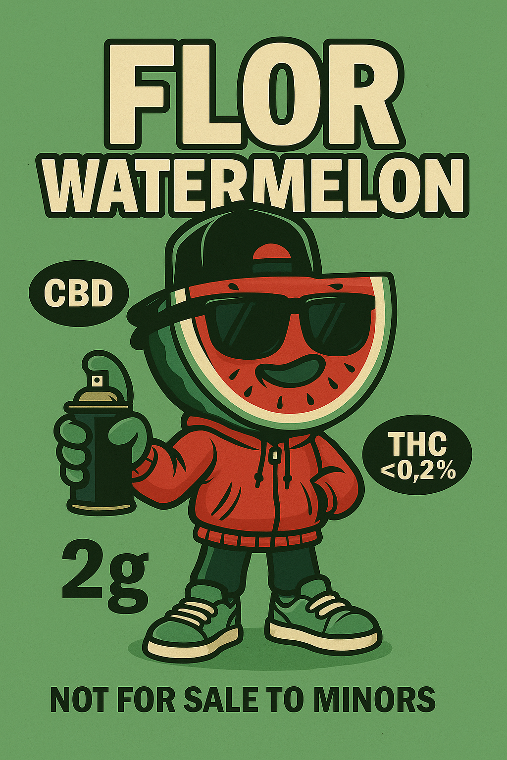Flor Watermelon CBD Premium